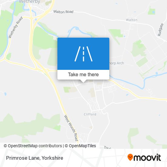 Primrose Lane map