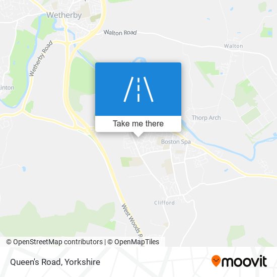 Queen's Road map