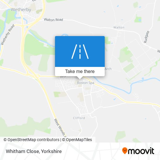 Whitham Close map