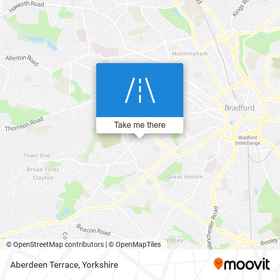 Aberdeen Terrace map