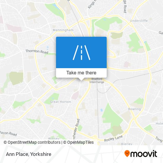 Ann Place map