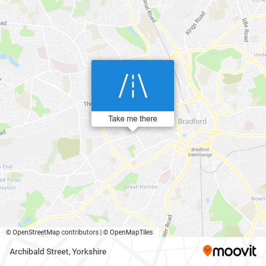 Archibald Street map