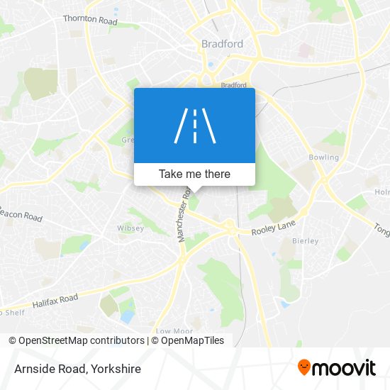 Arnside Road map