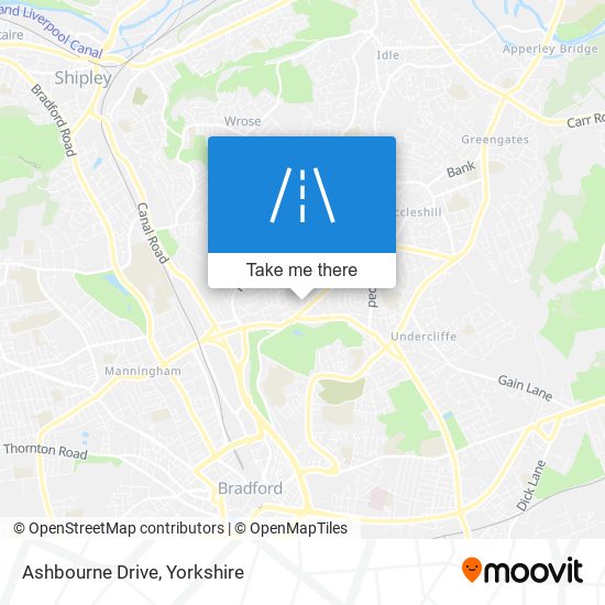Ashbourne Drive map