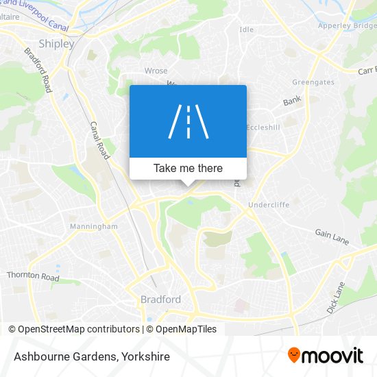 Ashbourne Gardens map