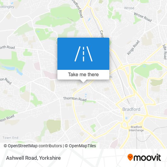 Ashwell Road map