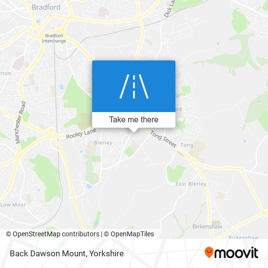 Back Dawson Mount map