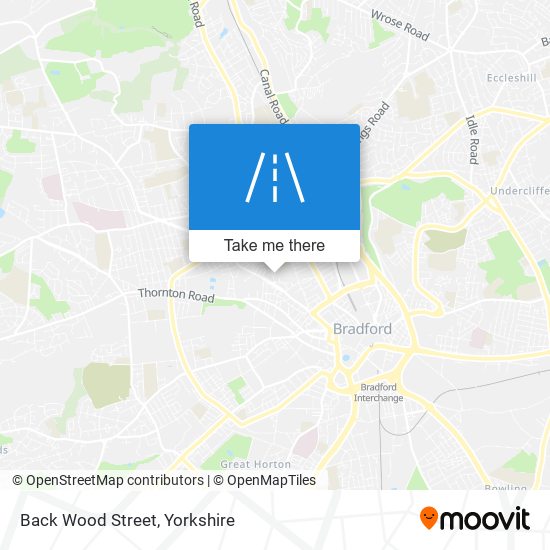 Back Wood Street map