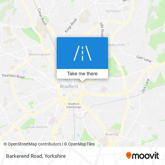 Barkerend Road map