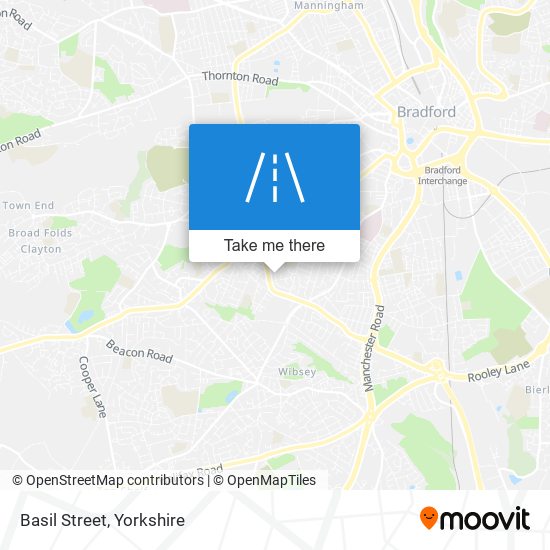 Basil Street map