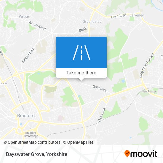 Bayswater Grove map