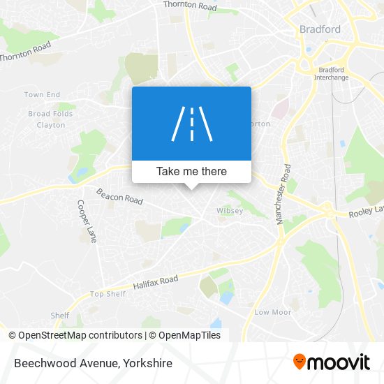 Beechwood Avenue map
