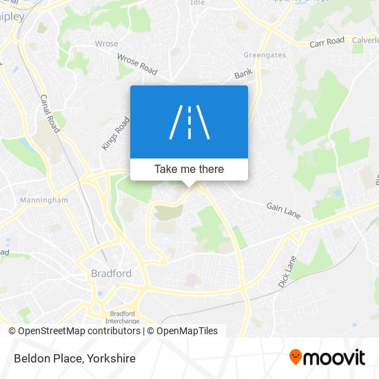 Beldon Place map