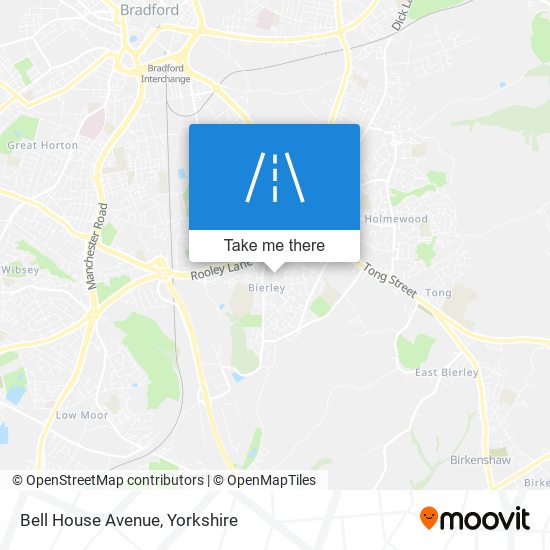 Bell House Avenue map