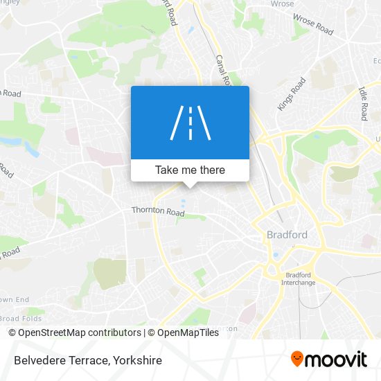 Belvedere Terrace map