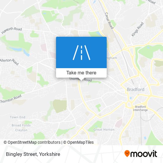 Bingley Street map