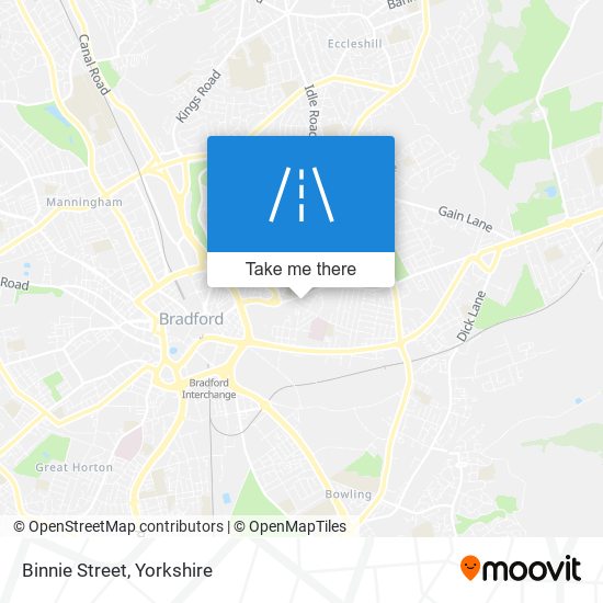 Binnie Street map