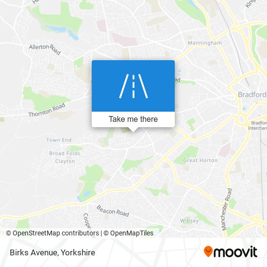 Birks Avenue map