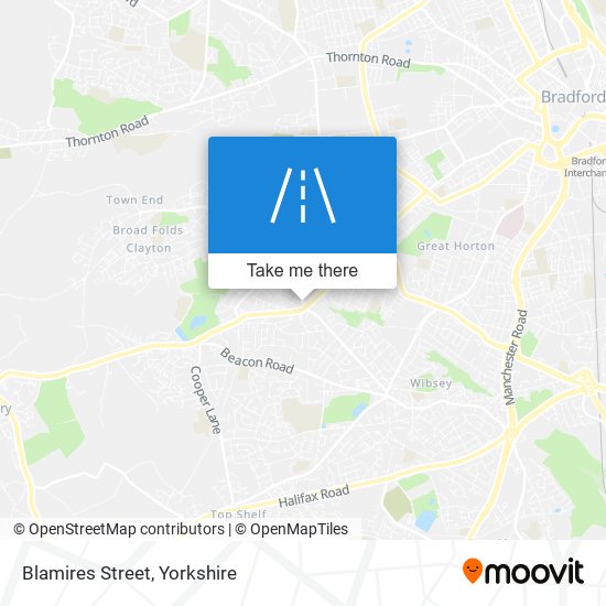 Blamires Street map