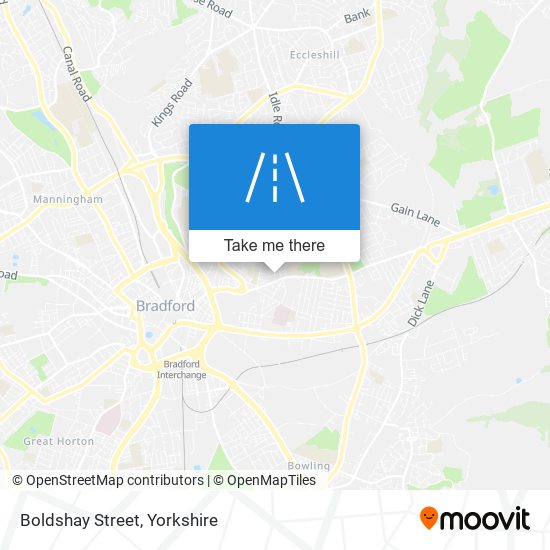 Boldshay Street map