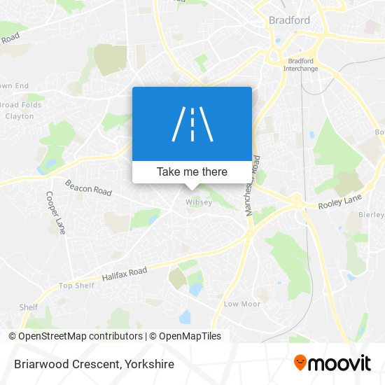 Briarwood Crescent map