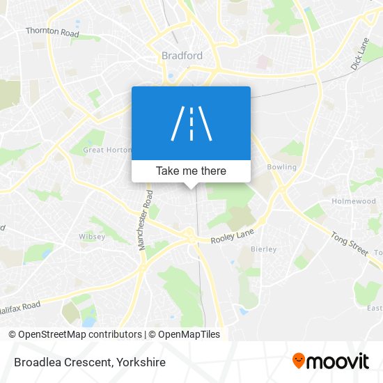 Broadlea Crescent map