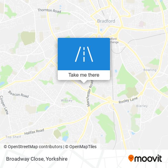 Broadway Close map