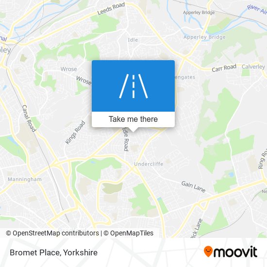 Bromet Place map