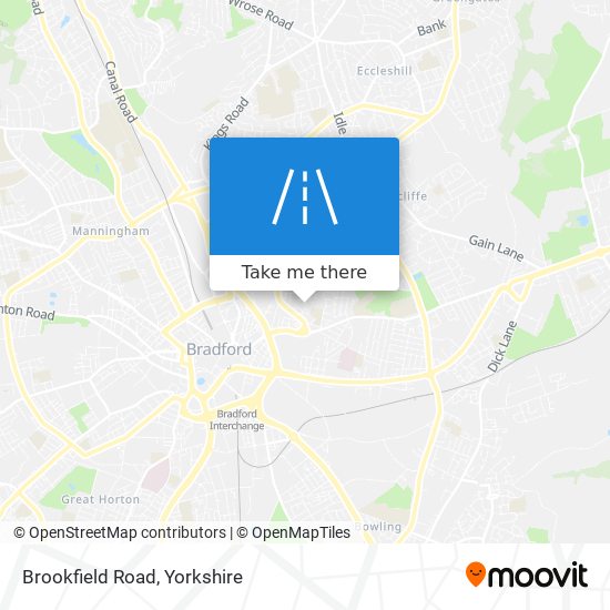 Brookfield Road map