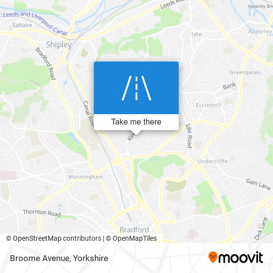 Broome Avenue map