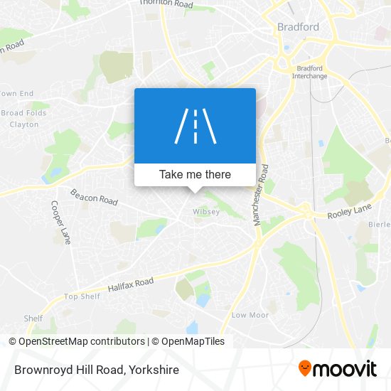 Brownroyd Hill Road map