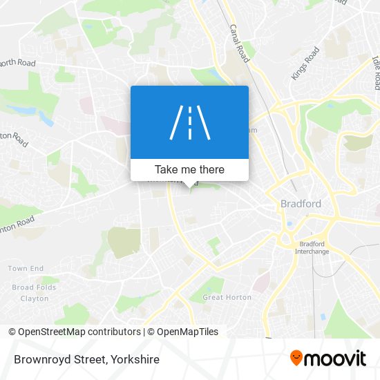 Brownroyd Street map