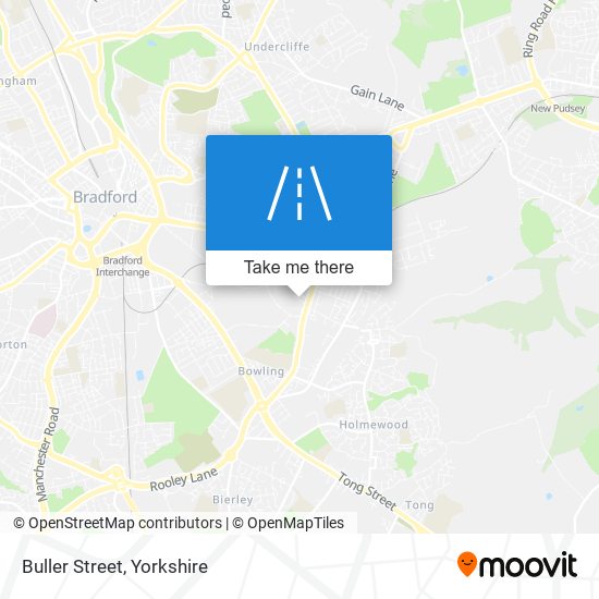 Buller Street map