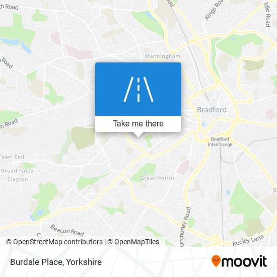 Burdale Place map