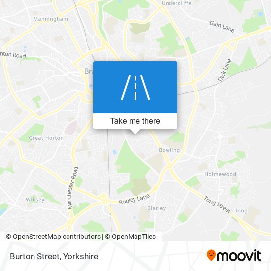 Burton Street map