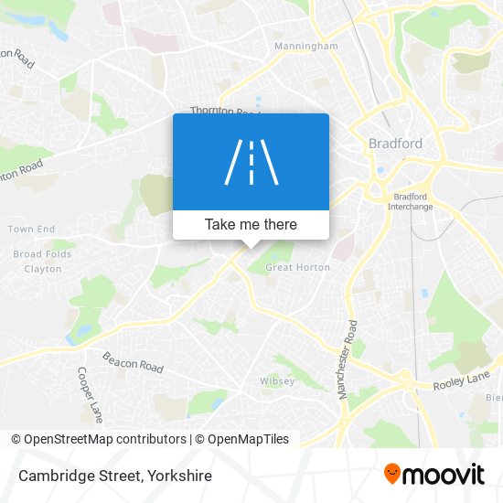 Cambridge Street map