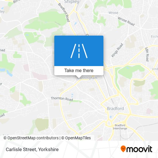 Carlisle Street map