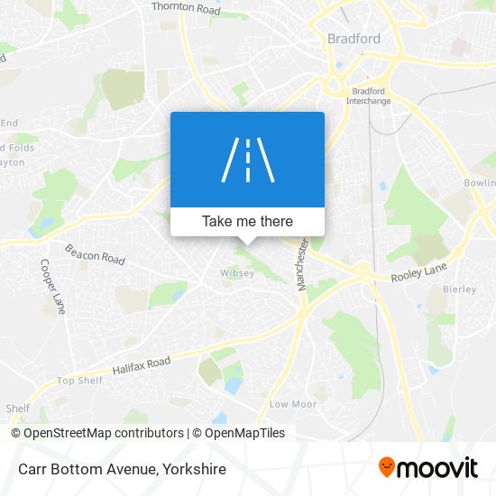 Carr Bottom Avenue map
