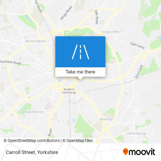 Carroll Street map
