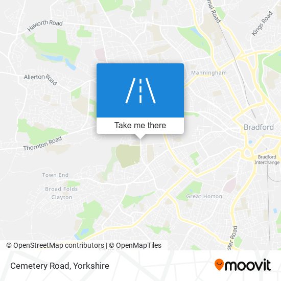 Cemetery Road map