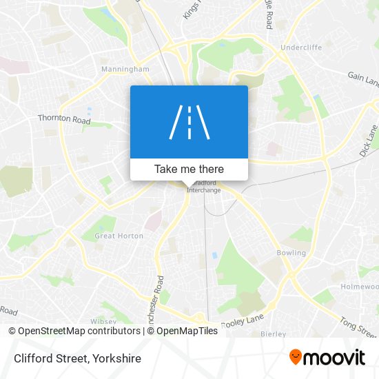 Clifford Street map