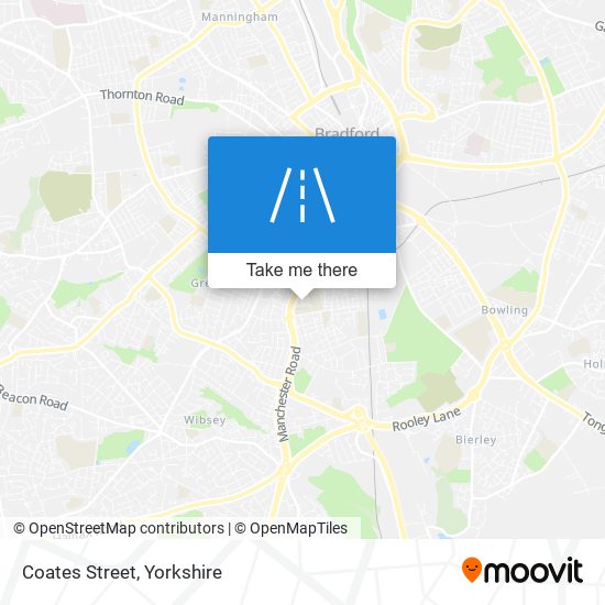 Coates Street map