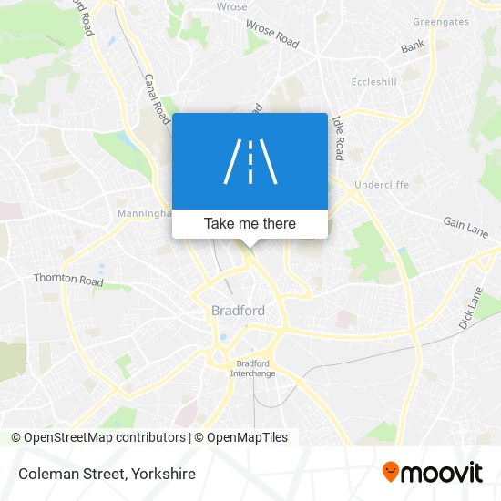 Coleman Street map