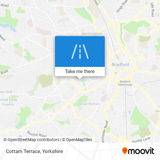 Cottam Terrace map