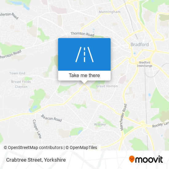 Crabtree Street map