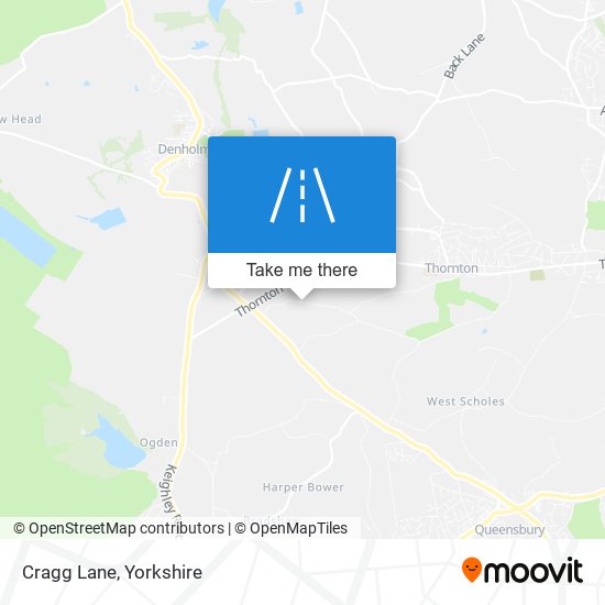 Cragg Lane map