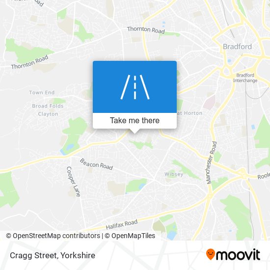Cragg Street map