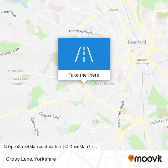 Cross Lane map