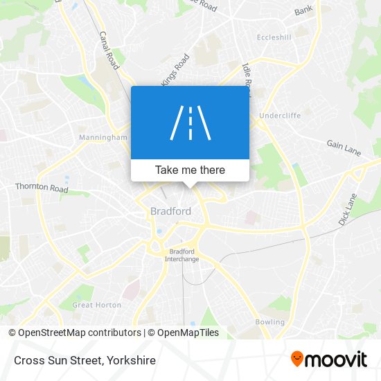 Cross Sun Street map