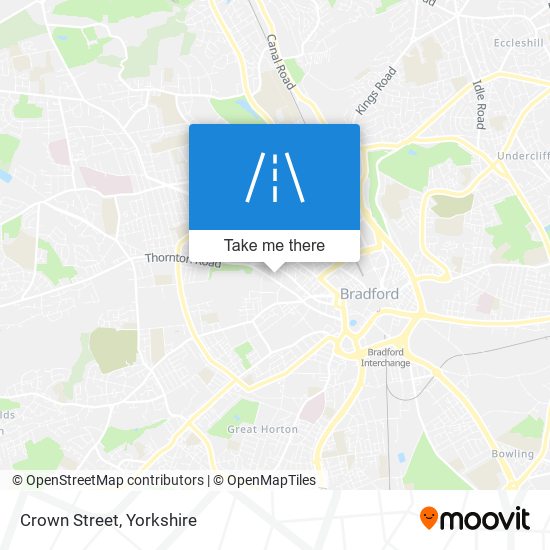 Crown Street map
